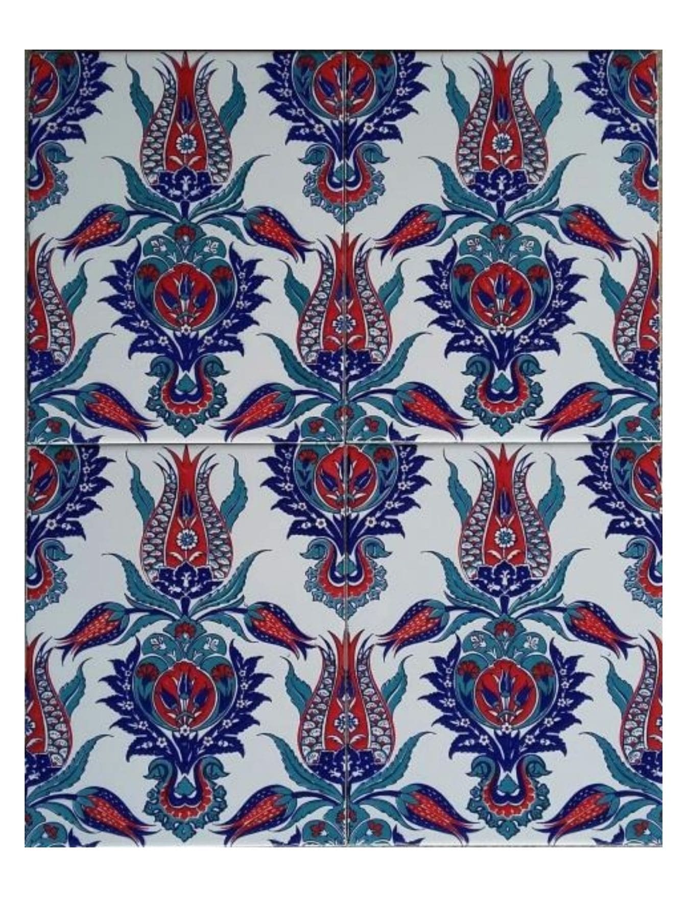 Cami Çinileri 20x25 - 02, Kütahya çinisi, Kütahya çinileri, Kütahya cami çini,