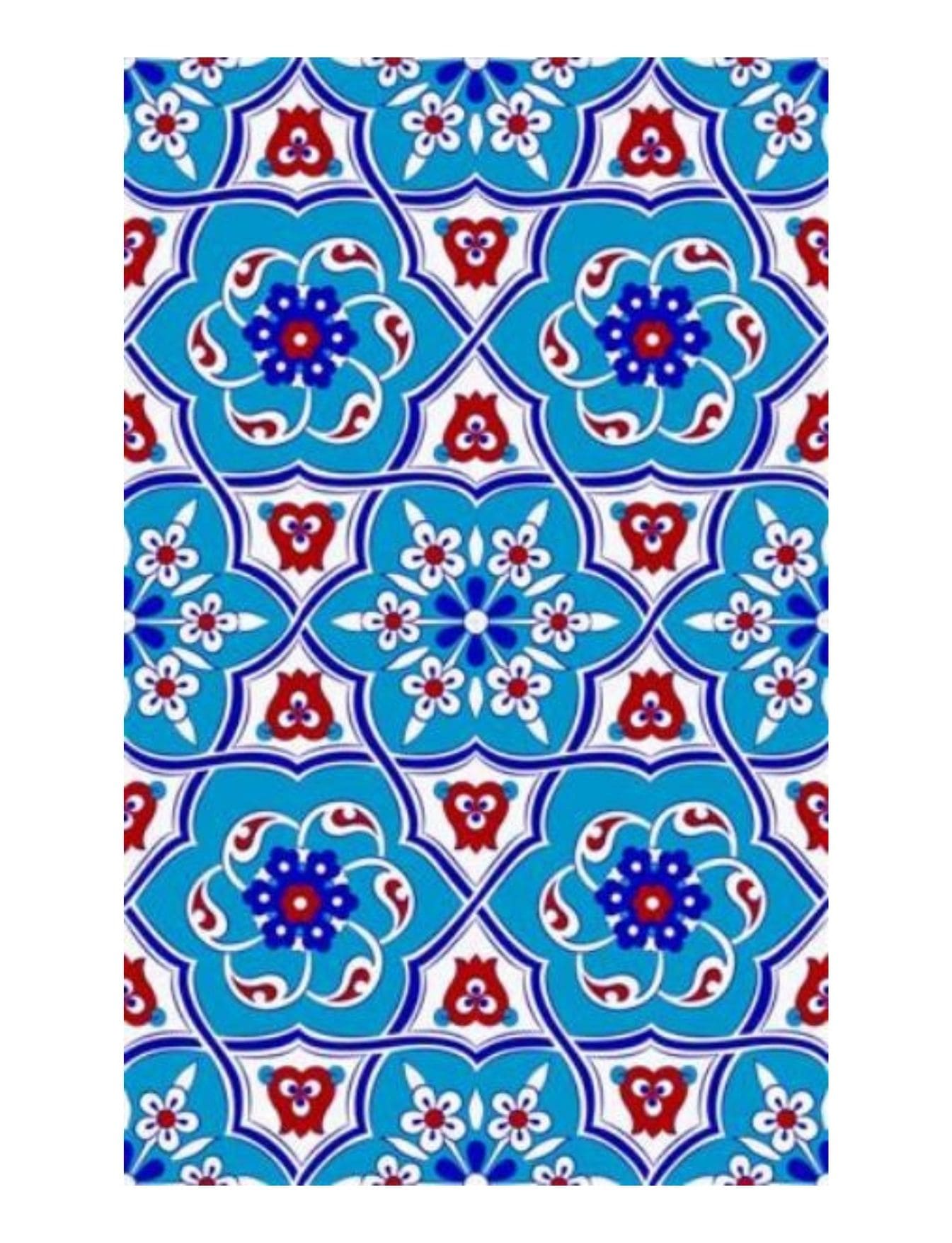 Cami Çinileri 25x40 - 11, Çini seramik fiyatları, Çini karo 25X40, Çini seramik 25X40, Çini karo 25X40,